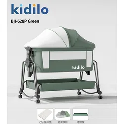 Kidilo Cuna Portátil Plegable con Sistema de Colecho