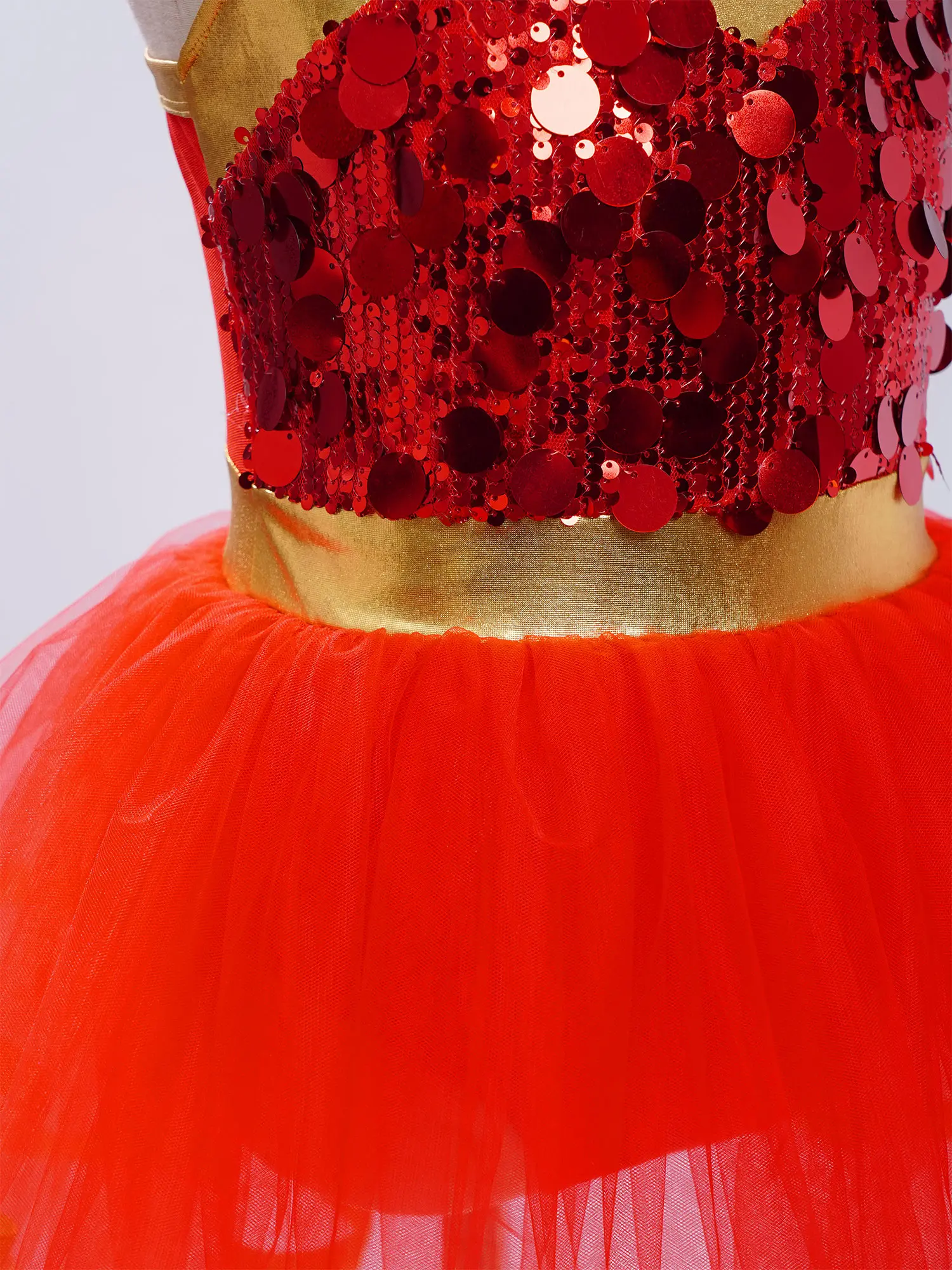 Vestido tutú de ballet con lentejuelas para niña – Baile y gimnasia - imagen 4