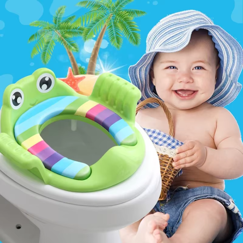 Asiento reductor portátil para inodoro de bebé - imagen 4
