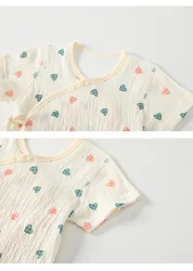 Body de verano para recién nacidos con ventilación y diseño dulce