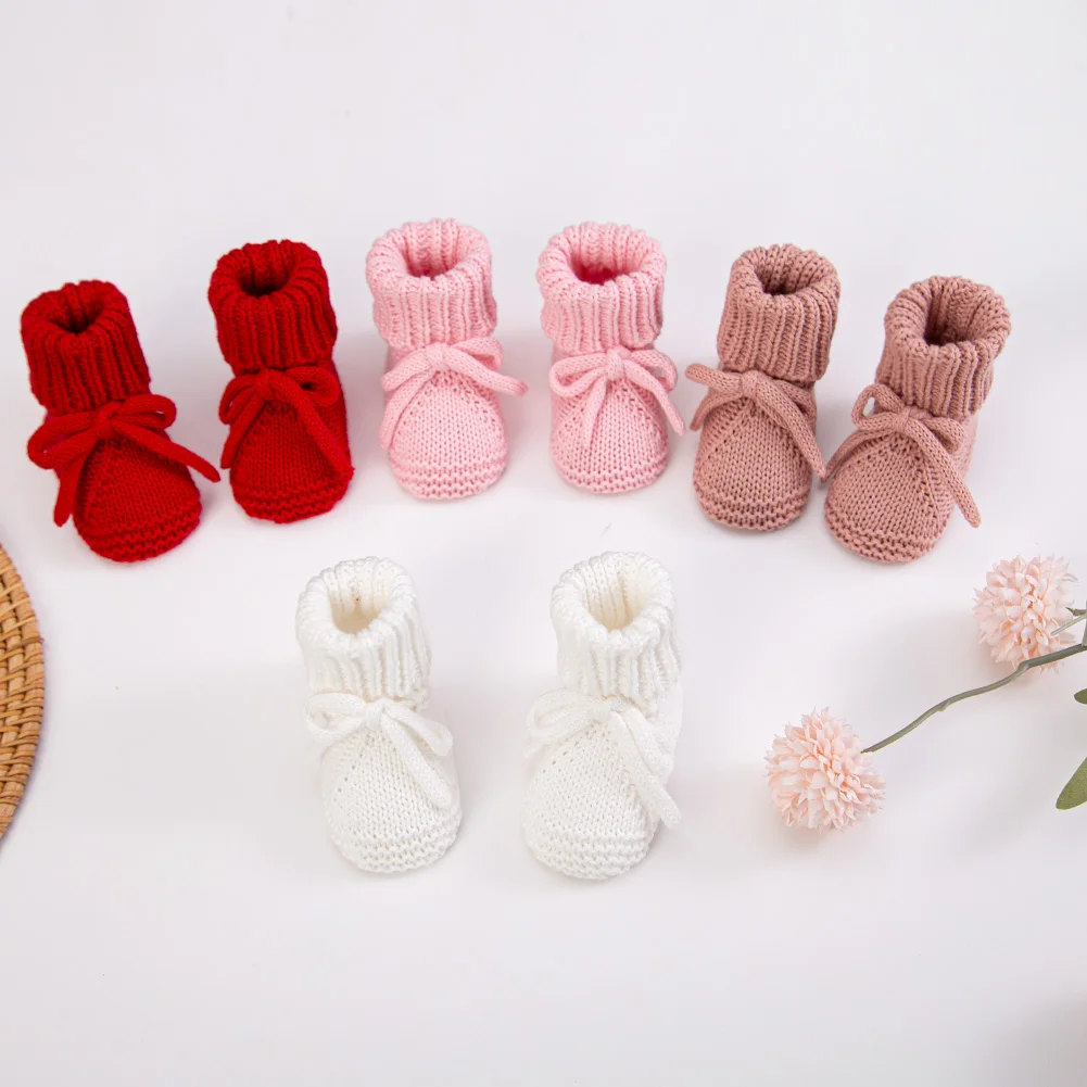 Calcetines altos de princesa para bebé recién nacido – otoño invierno - imagen 3
