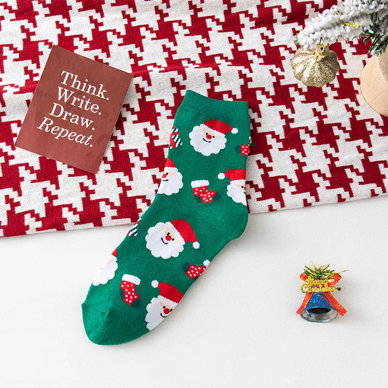 Calcetines navideños de algodón para bebé – Largos y suaves - imagen 3