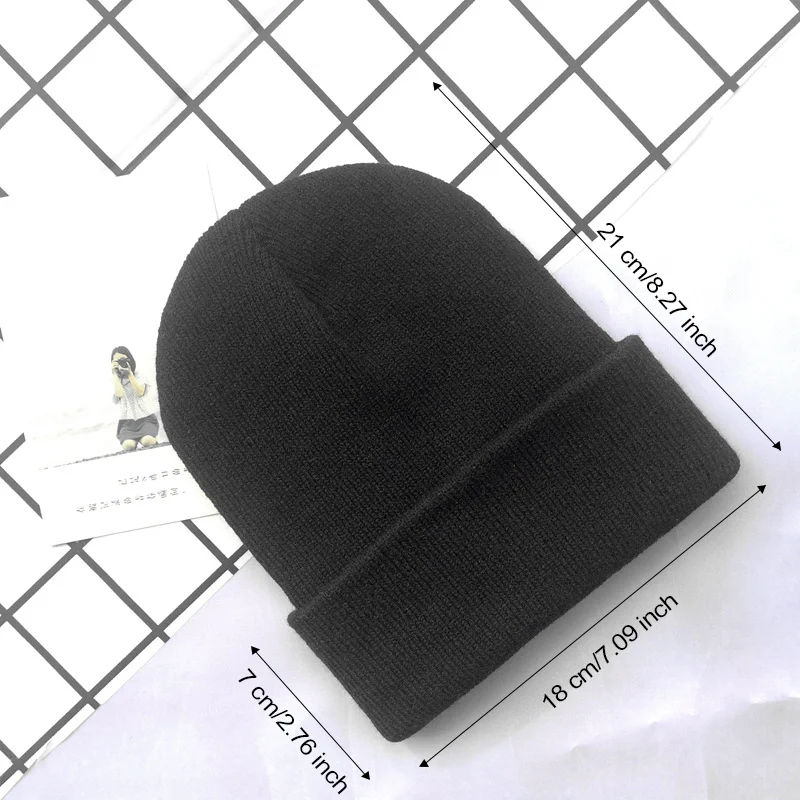Gorro de punto Bob Esponja para niños con letras y diseño kawaii