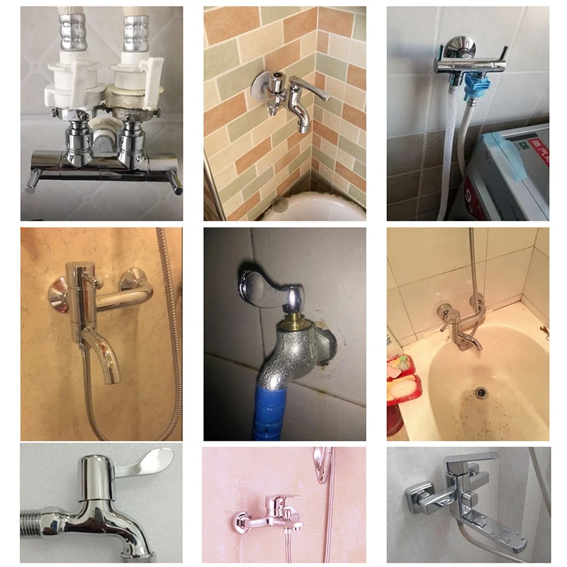 Instalación en grifo de baño