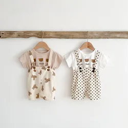 Conjunto de 2 piezas para bebé – Camiseta con dibujos animados