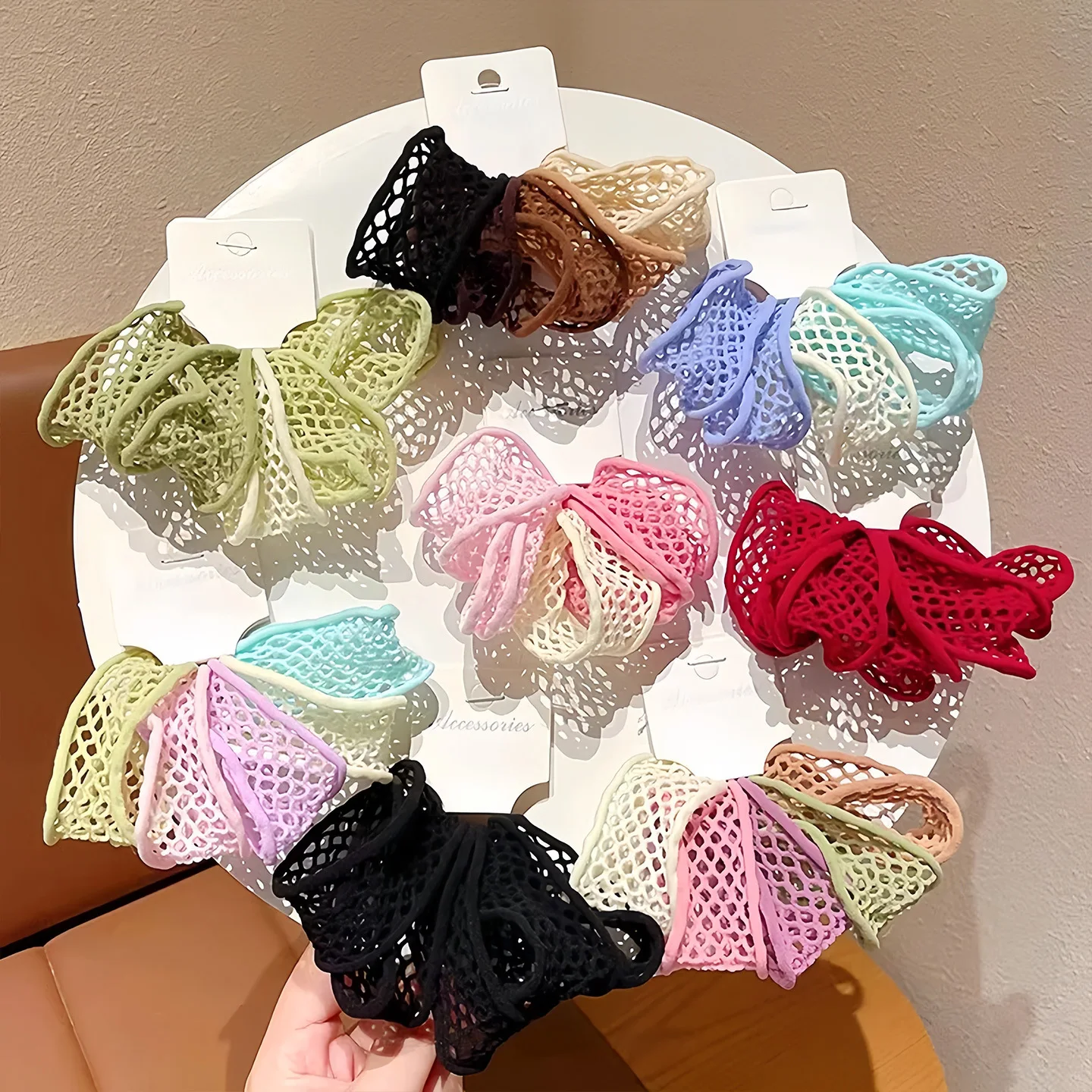 Diademas elásticas para niñas con colorido dulce y agarre firme - imagen 2