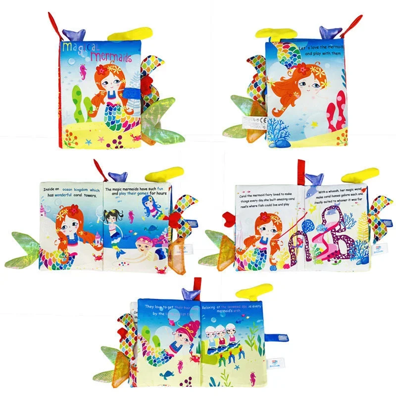 Libro de tela sonoro para bebés: juguete de aprendizaje temprano