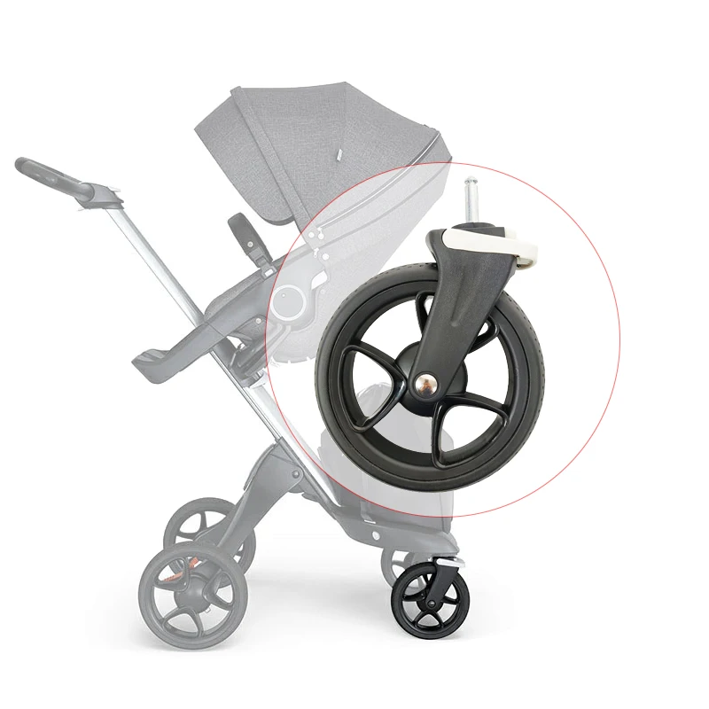 Rueda delantera de cochecito Stokke Xplory con neumático de repuesto