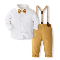 Conjunto infantil primavera para niño: camisa y pantalón