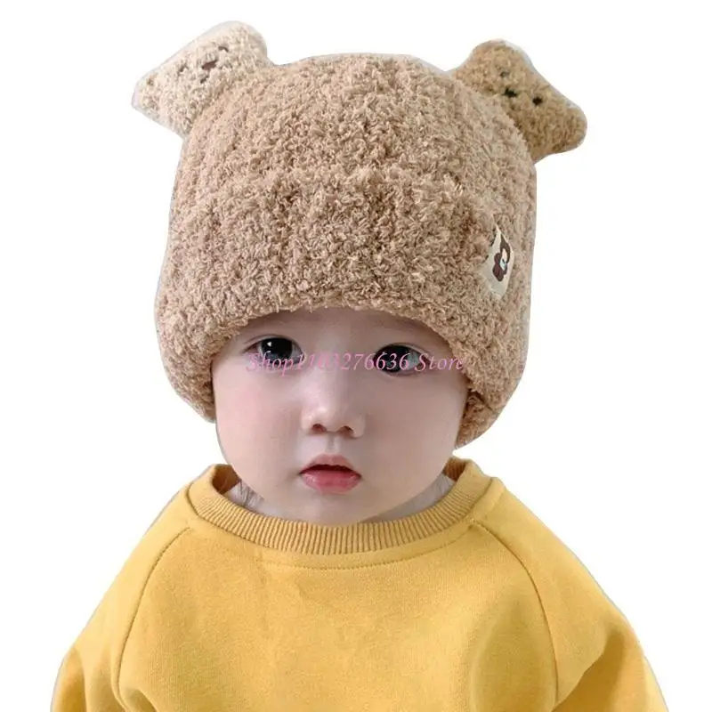 Gorro infantil de felpa – Cálido y suave para bebé y niño - imagen 4