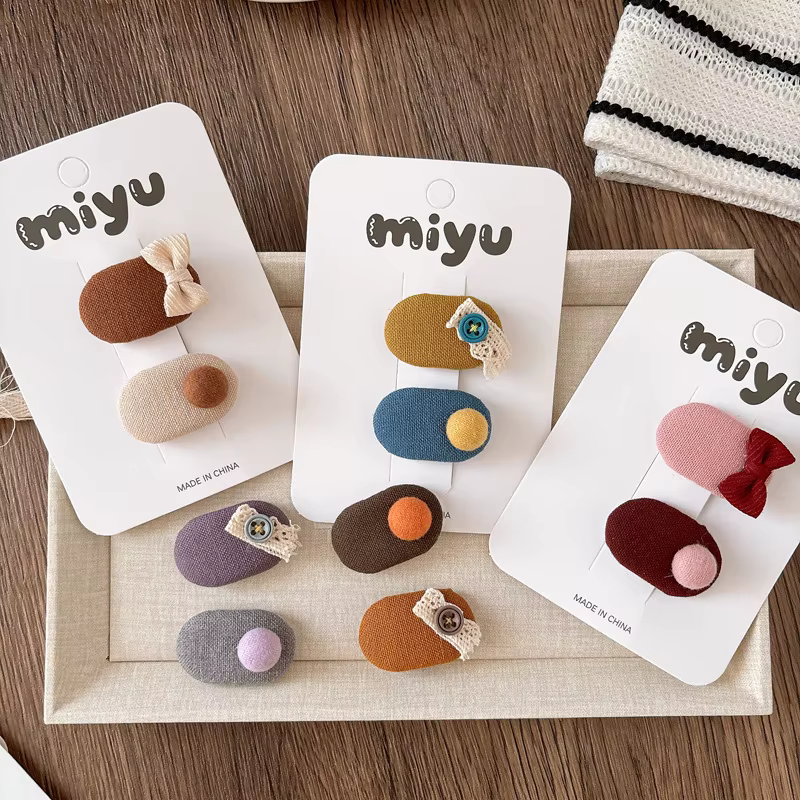 Horquilla pequeña dulce para bebé – estilo coreano otoño invierno - imagen 3