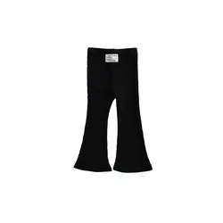 Pantalones elásticos lisos para niños y niñas 1-8 años