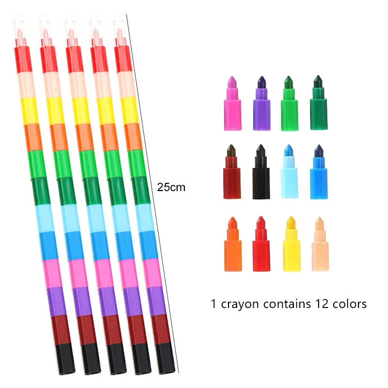 Crayones arcoíris para niños – Colores vivos