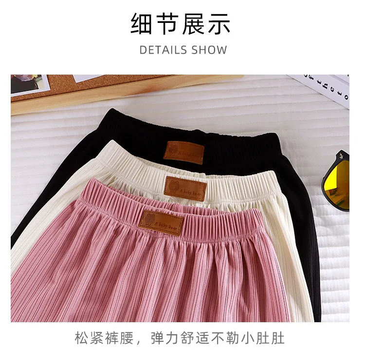 Pantalones de verano infantiles, estilo casual