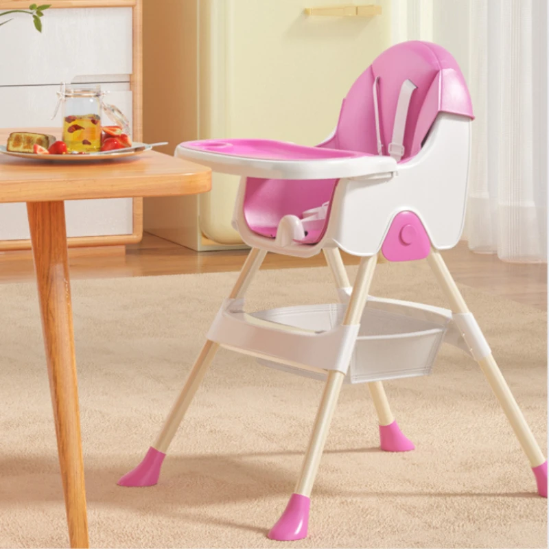Asiento elevador portátil bebé, altura ajustable y plegable - imagen 3
