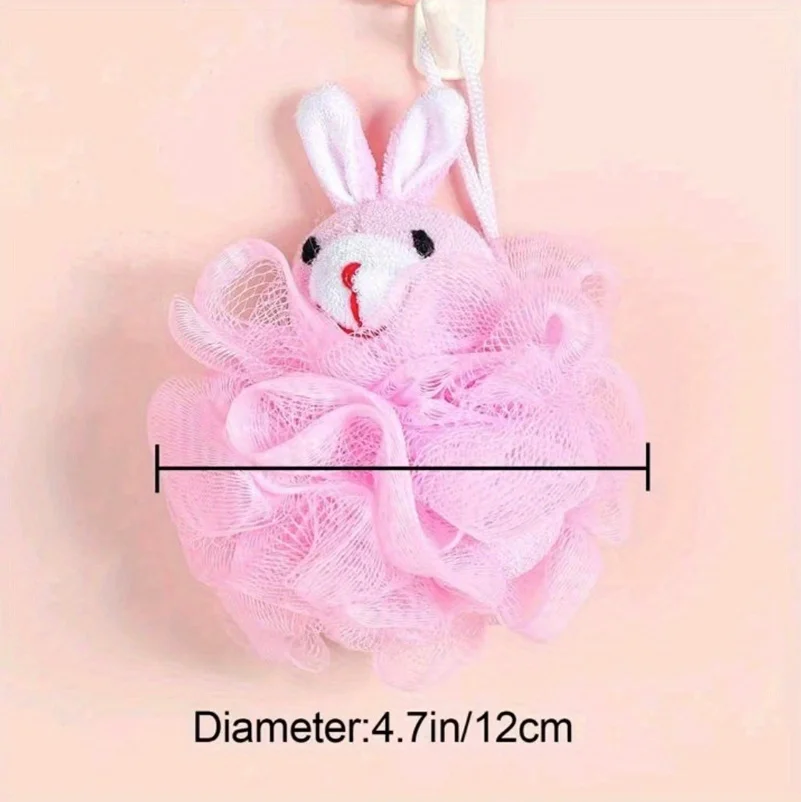 PUF de baño de lufa para niños