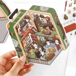 Pegatinas Infeelme PET 3D de paisajes para niños – manualidades