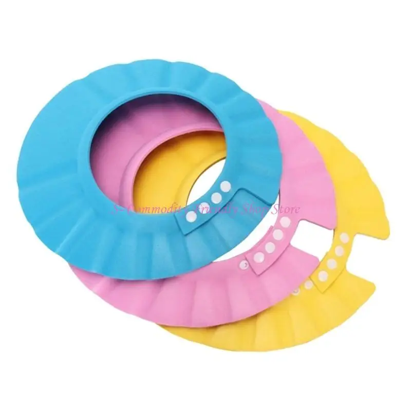 Gorro de ducha para bebé sin moho, protege ojos y piel suave