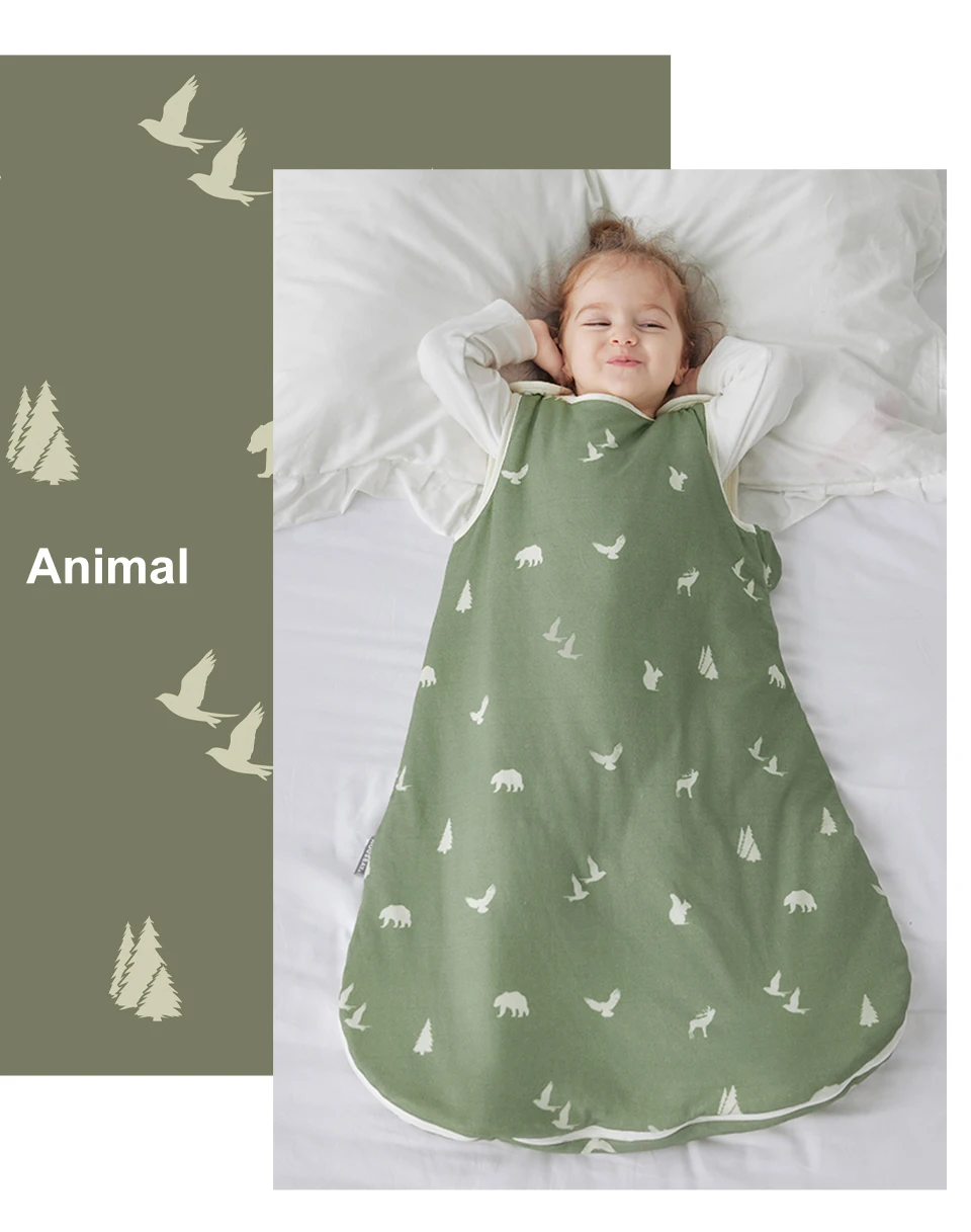 Saco de dormir sin mangas con estampado infantil