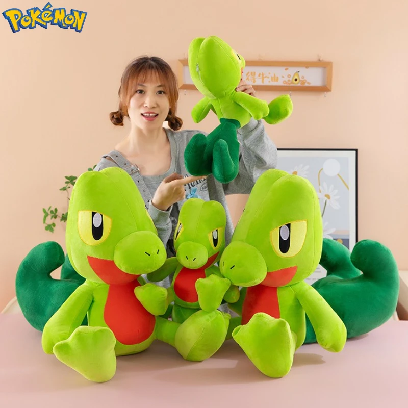 Peluche Treecko Pokémon grande suave para regalos infantiles - imagen 2