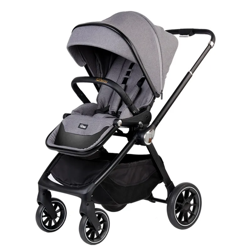 Carrito de bebé plegable ligero reclinable, ideal paseo - imagen 4