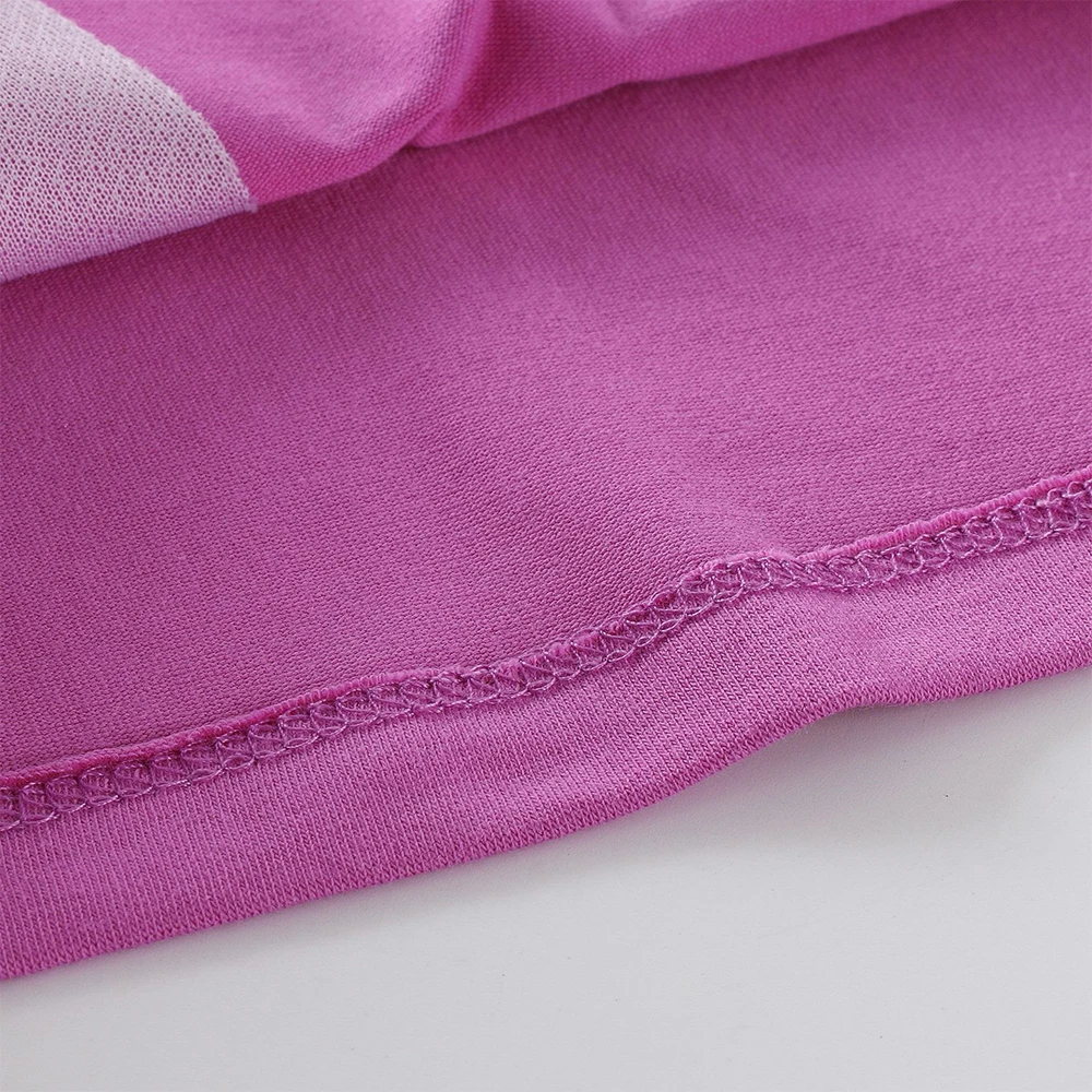 DXTON vestido de niña a rayas con aplicación para colegio - imagen 2