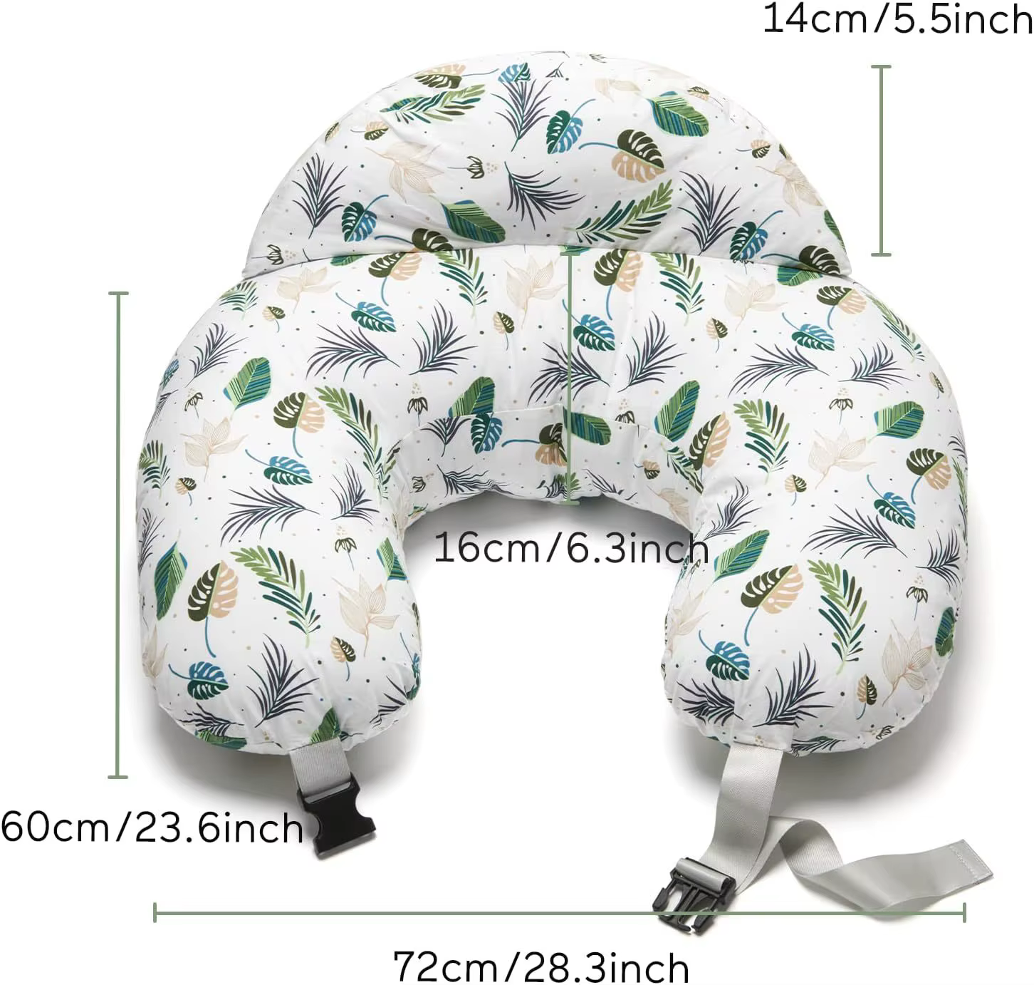 Soporte ergonómico para amamantar sentada