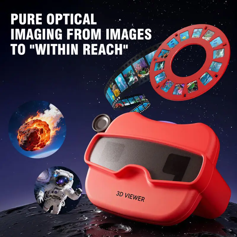 Visor de diapositivas 3D educativo para niños con estereoscopio - imagen 3