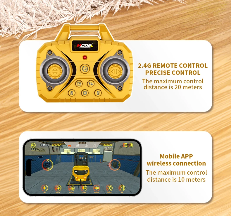 Detalle de controles y carrocería