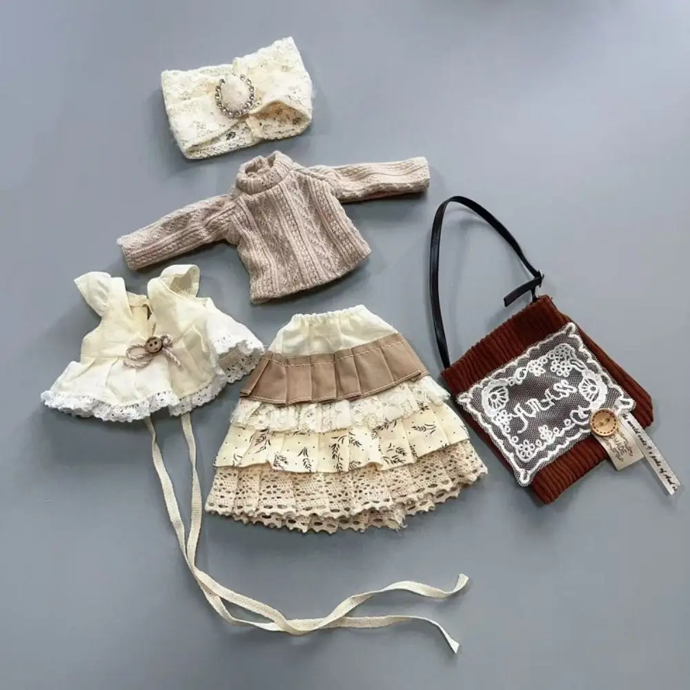 Ropa de muñeca para manualidades estilo casual mini, conjunto - imagen 3