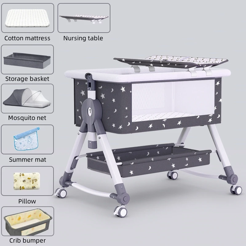 Cuna plegable multifuncional para bebé 0-24 meses - imagen 2