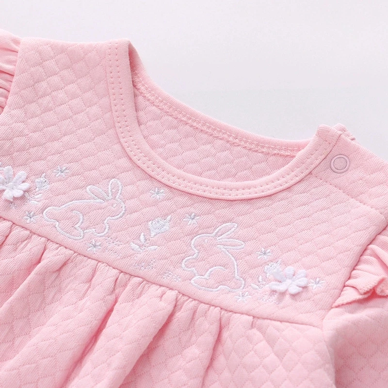 Peleles estampado rosa para bebé niña – Manga larga - imagen 4