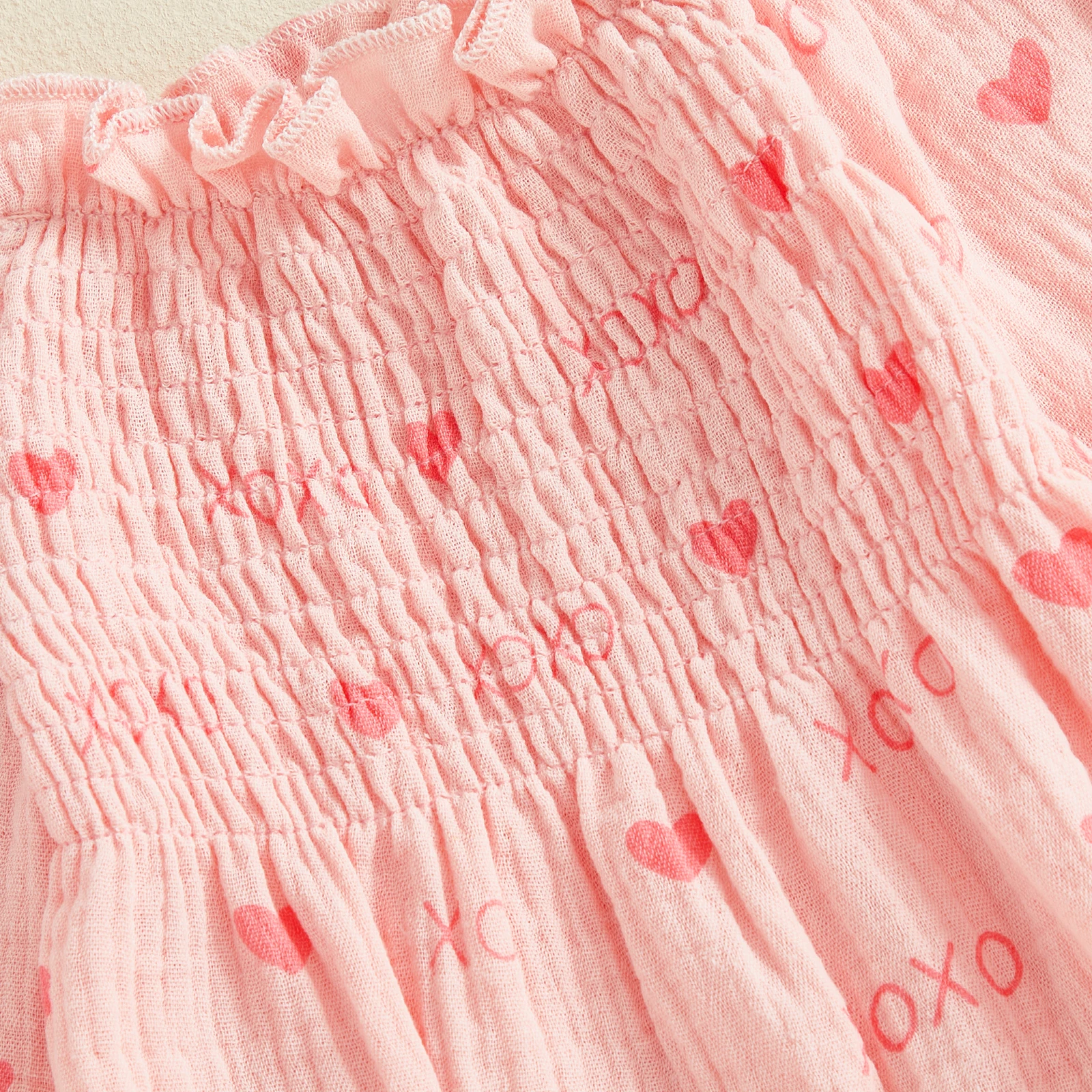 Tregren Mameluco bebé niña con corazón y diadema San Valentín - imagen 2