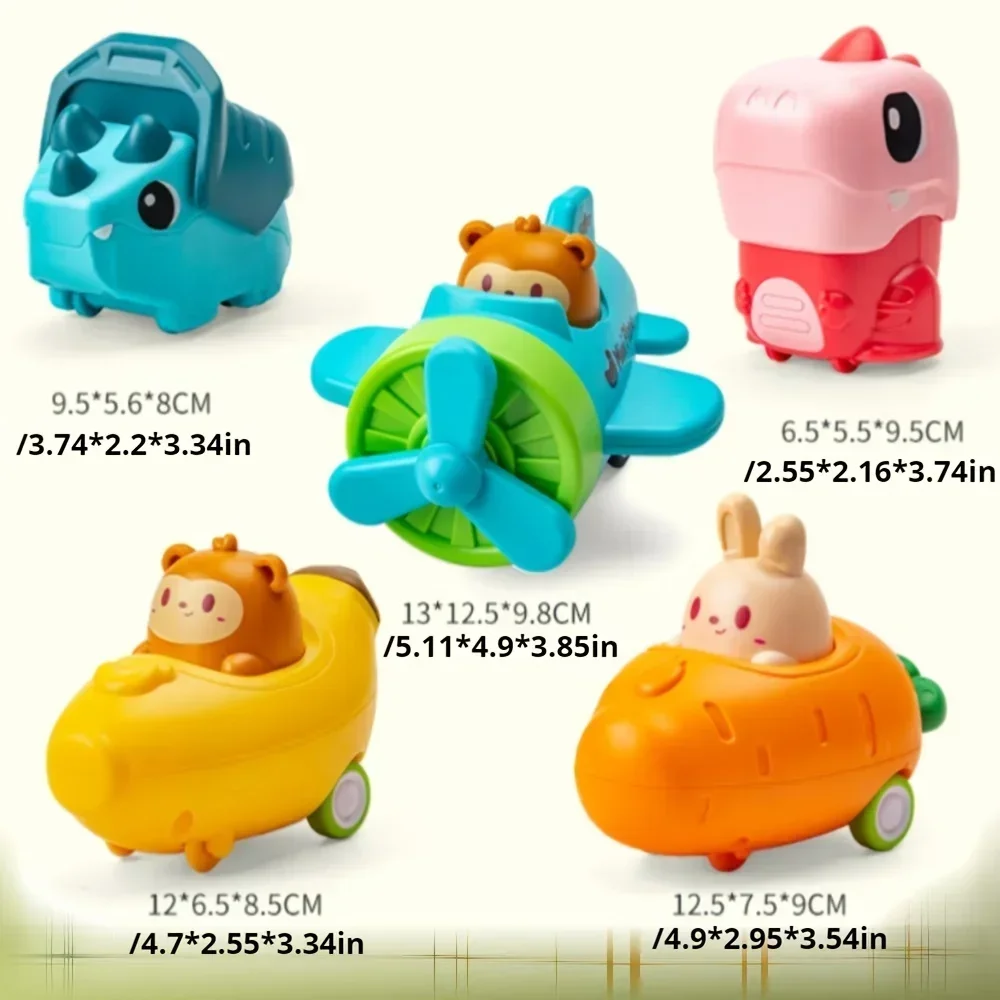 Coche juguete de animales con cuerda para bebé - imagen 5