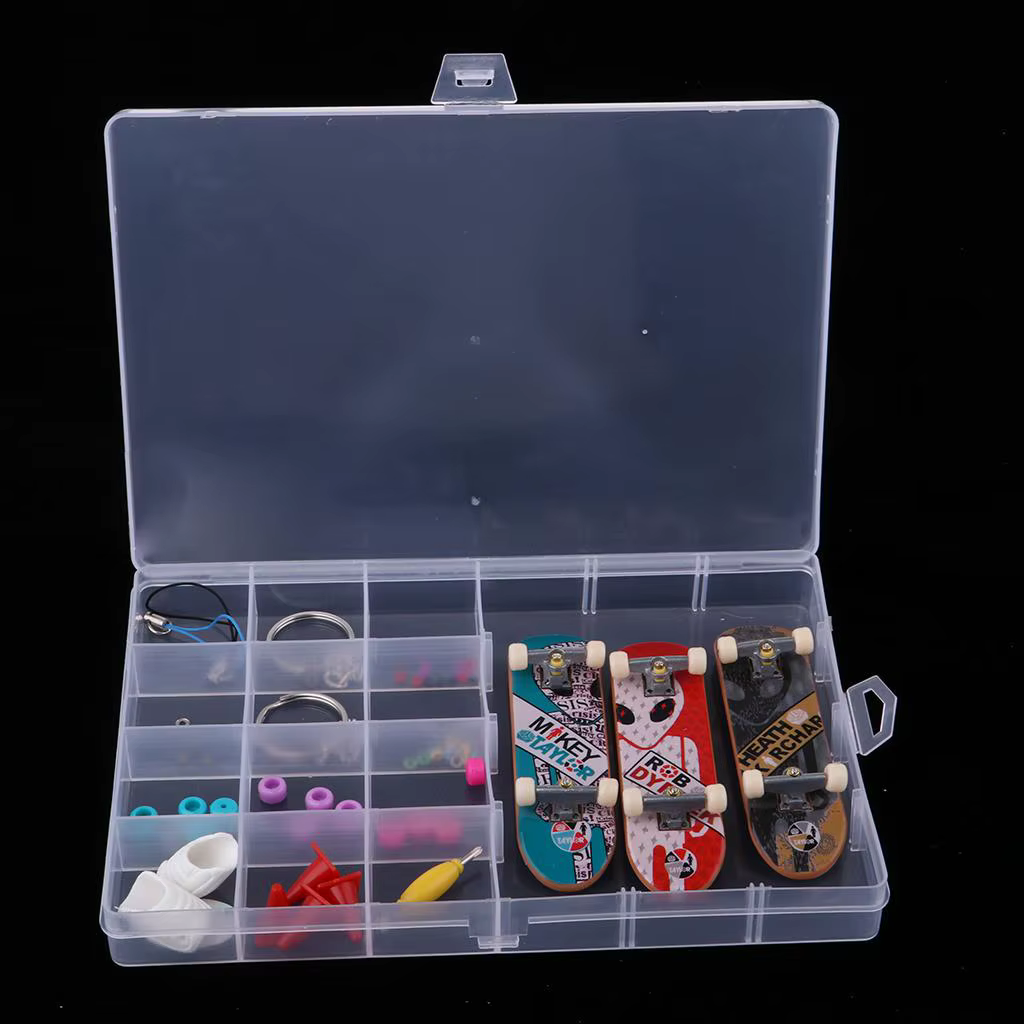 Mini patinetas de dedo en plástico con accesorios para niños - imagen 2