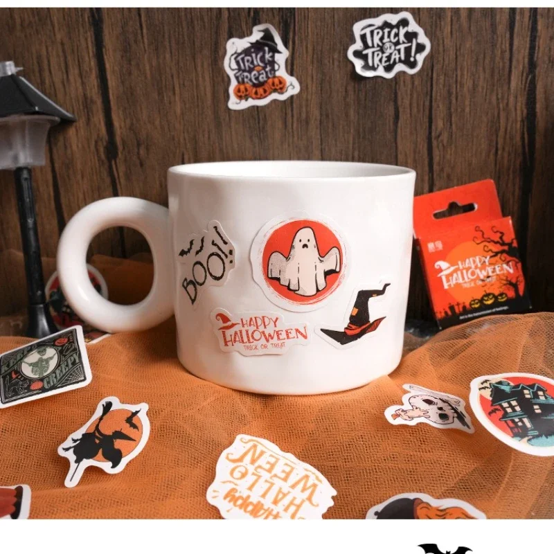 Caja manualidades Halloween niños con pegatinas graffiti y calcomanías - imagen 3