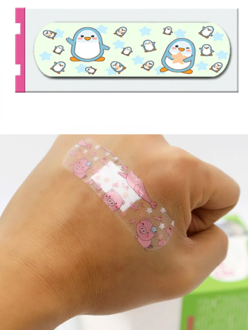 Parche medico infantil con dibujos - Vendajes adhesivos impermeables - imagen 3