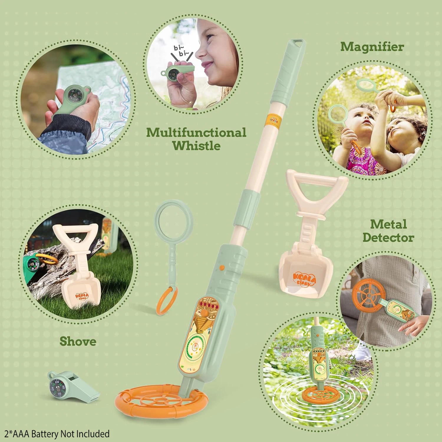 Kit detector de metales para niños: exploración al aire libre - imagen 4