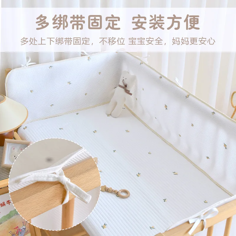 Protectores de cuna de malla transpirable para bebé y niño - imagen 4