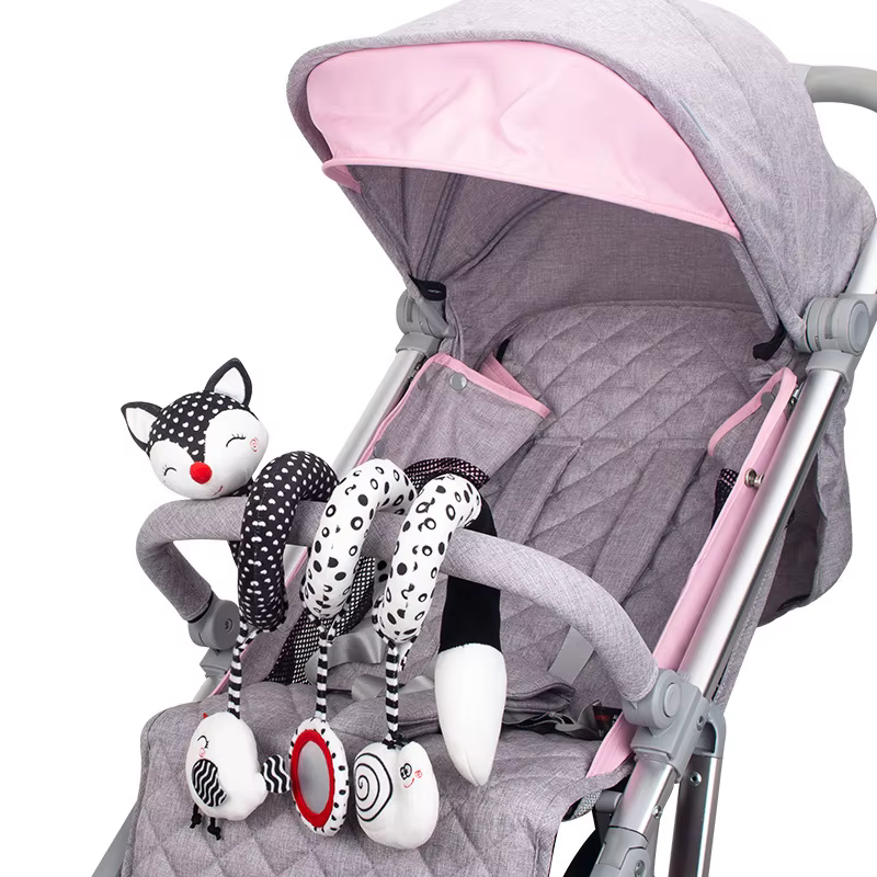Espiral sonajero para cochecito y cuna – Móvil sensorial - imagen 2