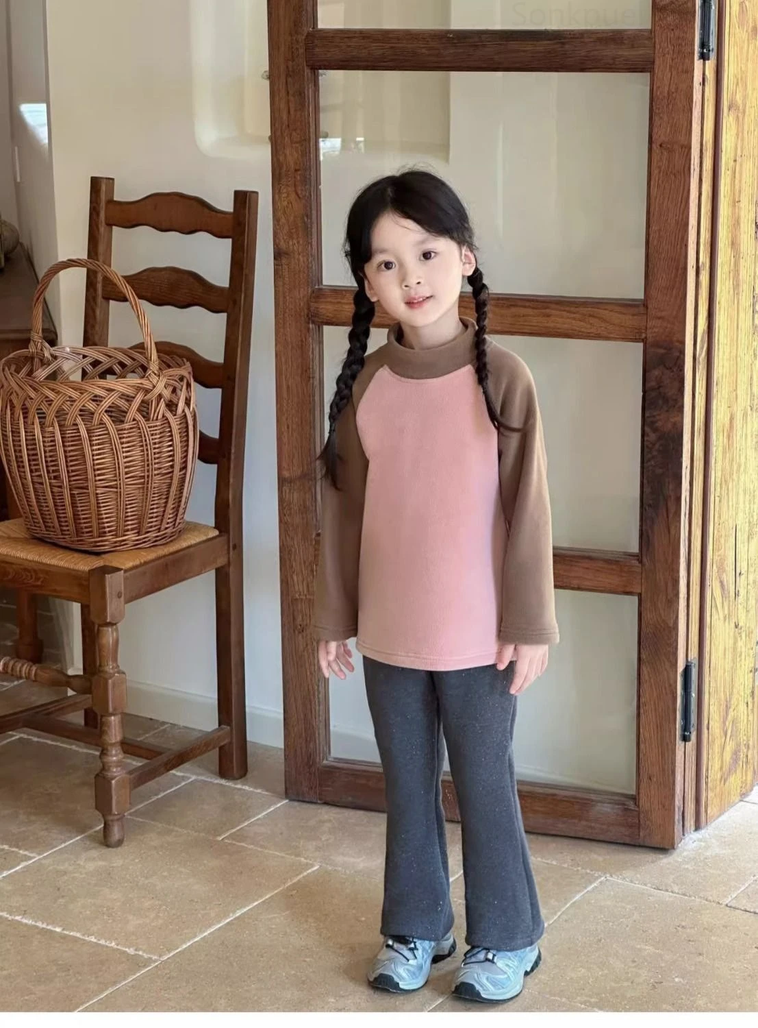 Conjunto de invierno con leggings térmicos