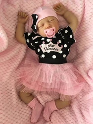 NPK Muñeca Reborn bebé pintada realista tamaño grande