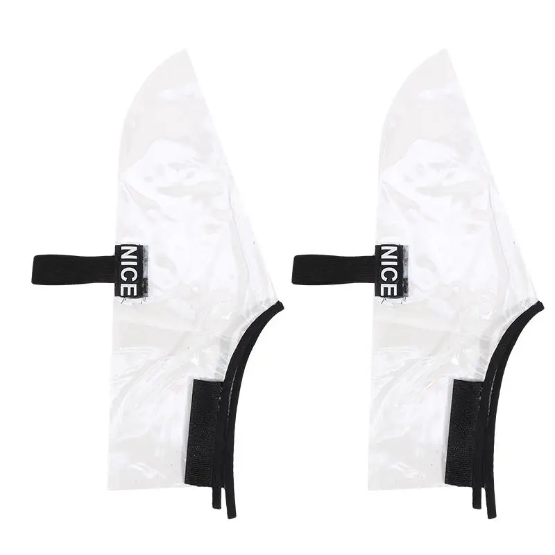 Cubrezapatos de peluquería transparentes antideslizantes