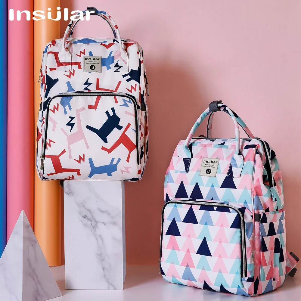 Bolsa de pañales impermeable para bebé, mochila ligera y espaciosa - imagen 2
