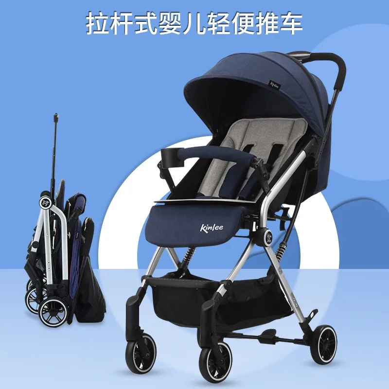 Coche ligero pliable con capota alta 4 ruedas niño - imagen 5