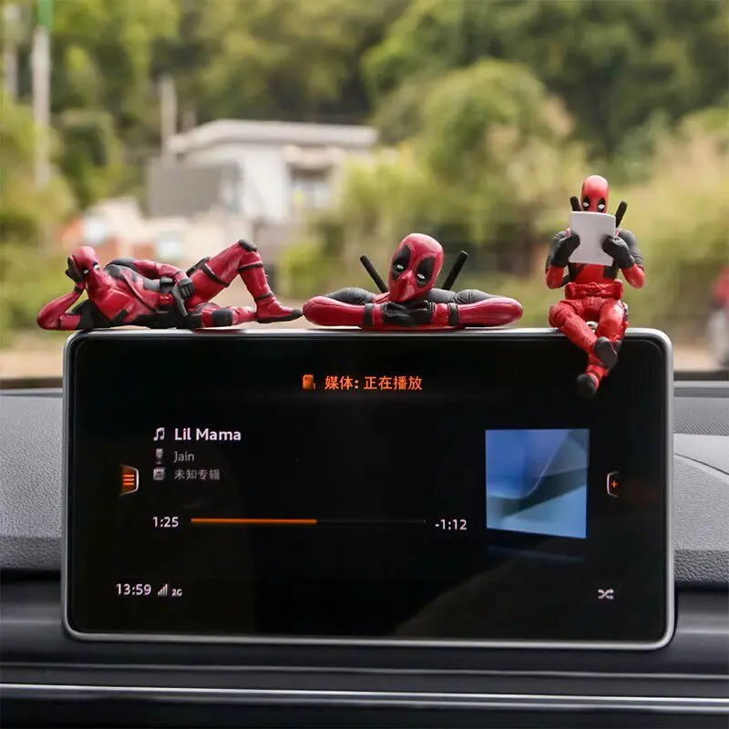 Muñeco de acción Deadpool y Wolverine estilo sentado – regalo - imagen 3