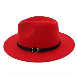 Sombrero fedora infantil clásico británico de ala ancha en fieltro