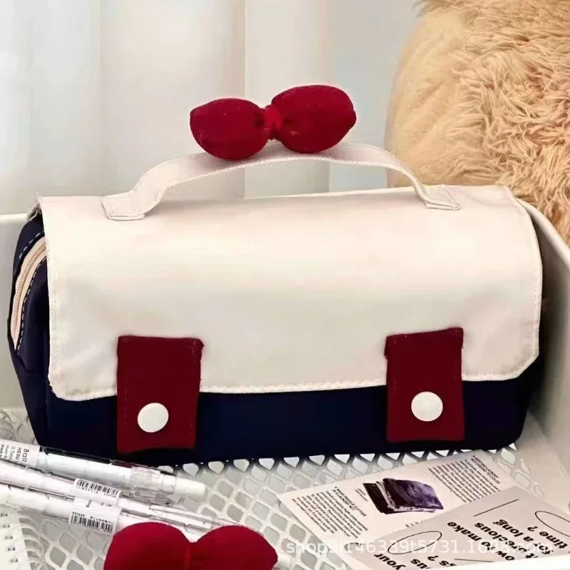 Organizador de papelería de algodón para niña – con estilo - imagen 2