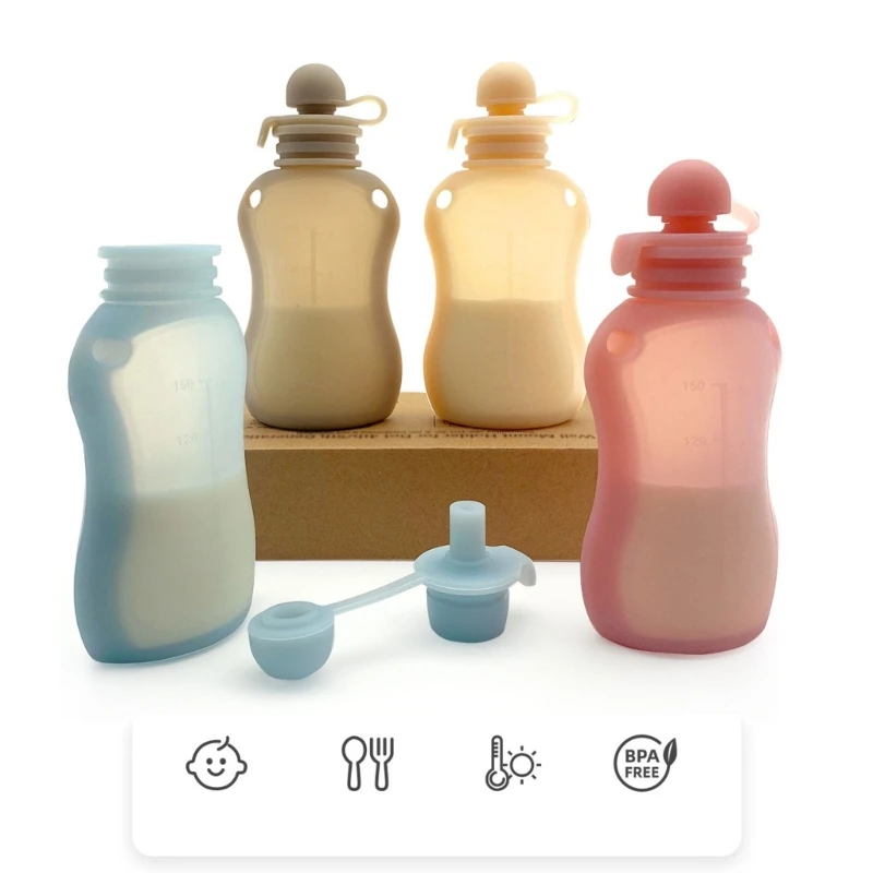 Contenedor de silicona para leche materna – Sin BPA, reutilizable - imagen 2
