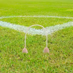 Porterías de croquet en madera con cuerda de repuesto para exterior